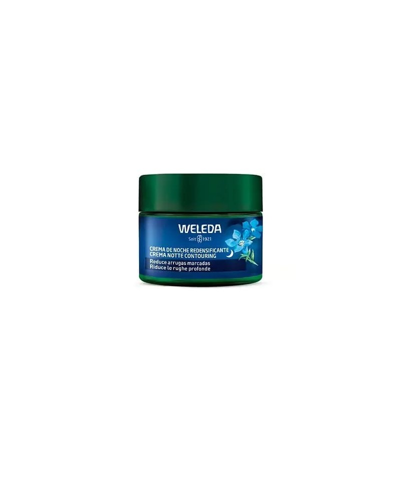 Crema noche redensificante gencana azul edelweiss WELEDA 40 ml