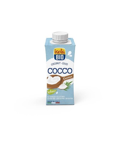 Crema para cocinar coco ISOLA BIO 200 ml