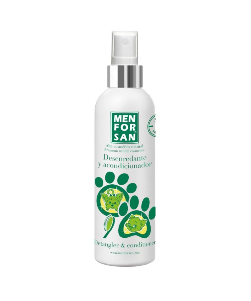 Desenredante acondicionador perros y gatos MEN FOR SAN 200 ml