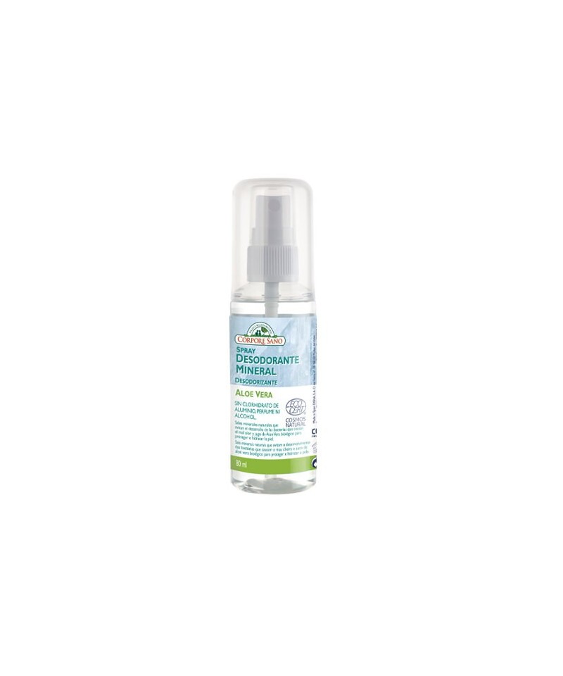 Desodorante alumbre spray aloe CORPORE SANO 80 ml COSMOS