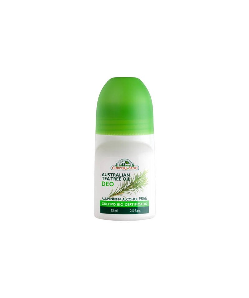 Desodorante Roll-On aceite arbol del te CORPORE SANO 75 ml