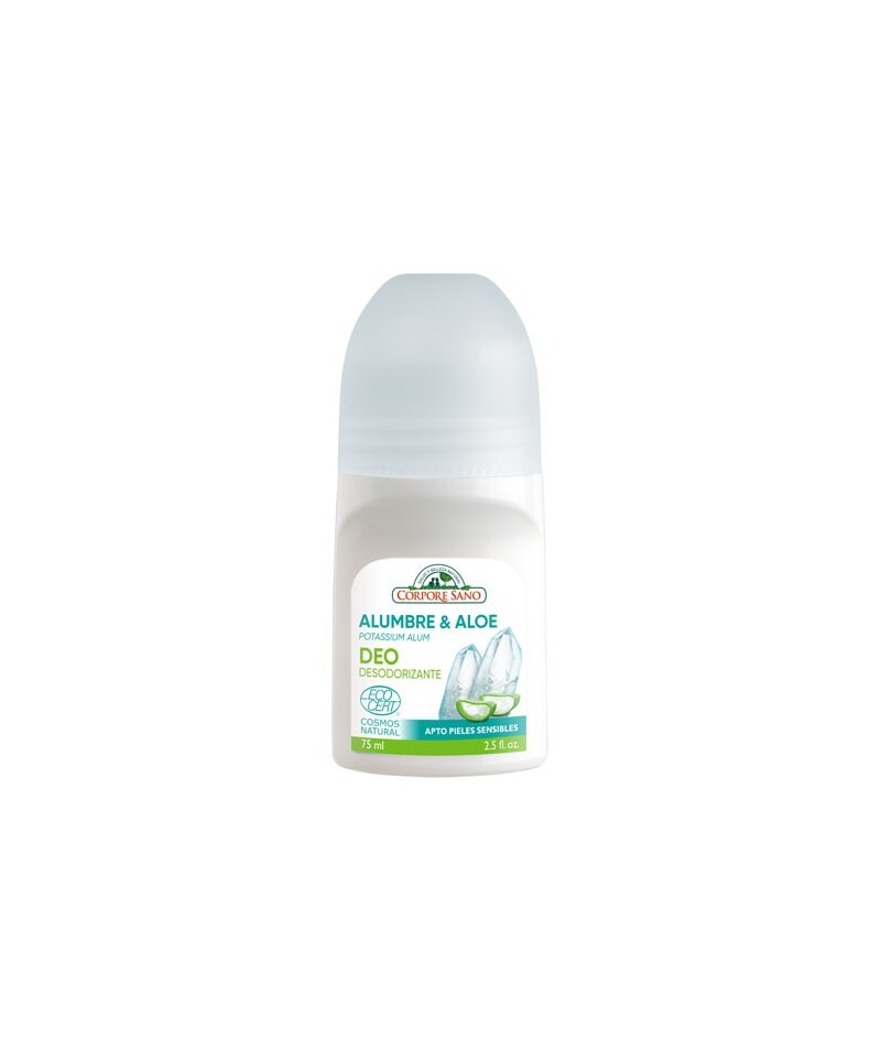 Desodorante Roll-On alumbre CORPORE SANO 75 ml