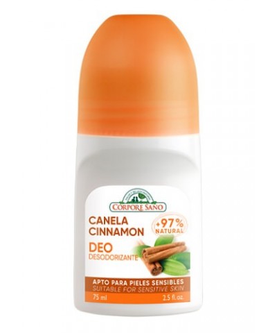 Desodorante Roll-On canela CORPORE SANO 75 ml