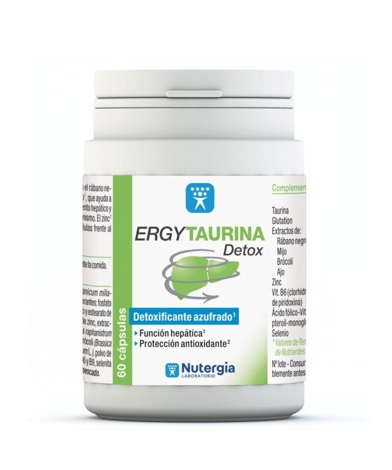 Ergytaurina Detox NUTERGIA 60 capsulas