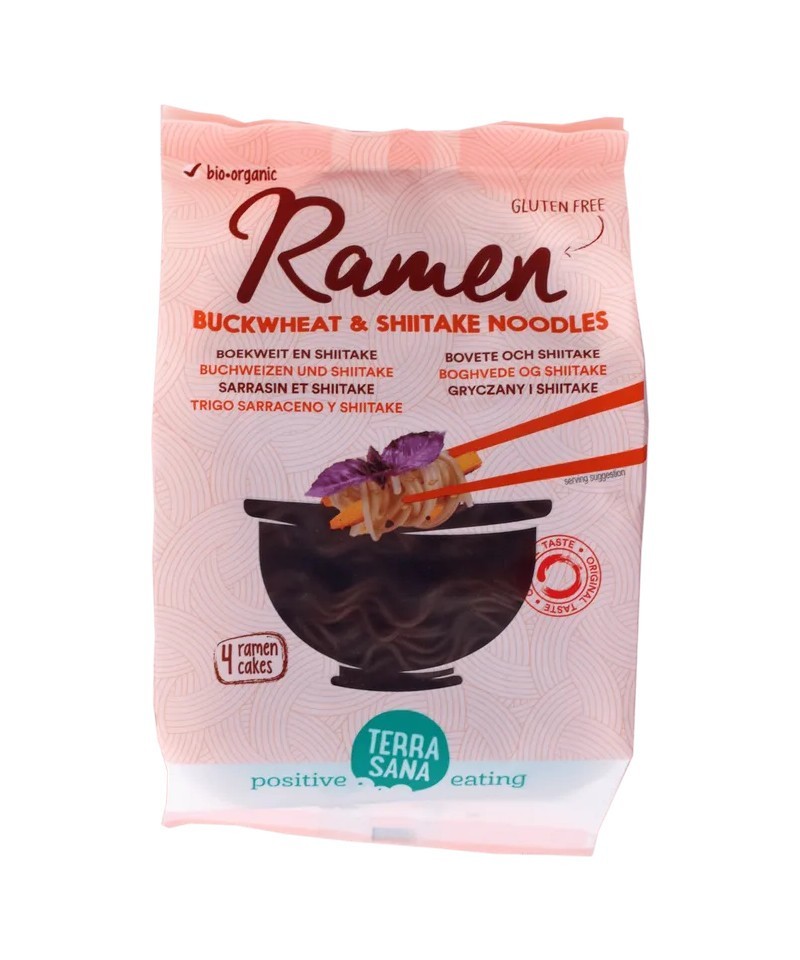 Fideos ramen trigo sarraceno shiitake TERRASANA 280 gr BIO