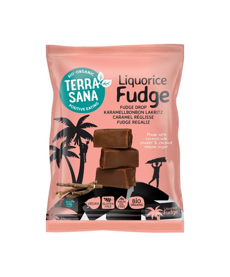 Fudge regaliz TERRASANA 150 gr BIO