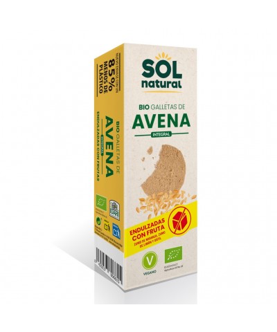 Galleta avena agave SOL NATURAL 175 gr BIO