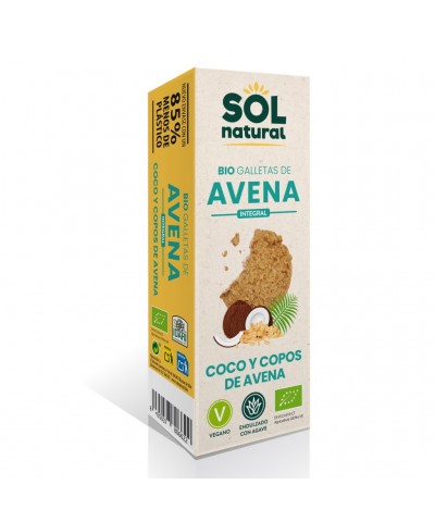 Galleta avena coco agave SOL NATURAL 175 gr BIO