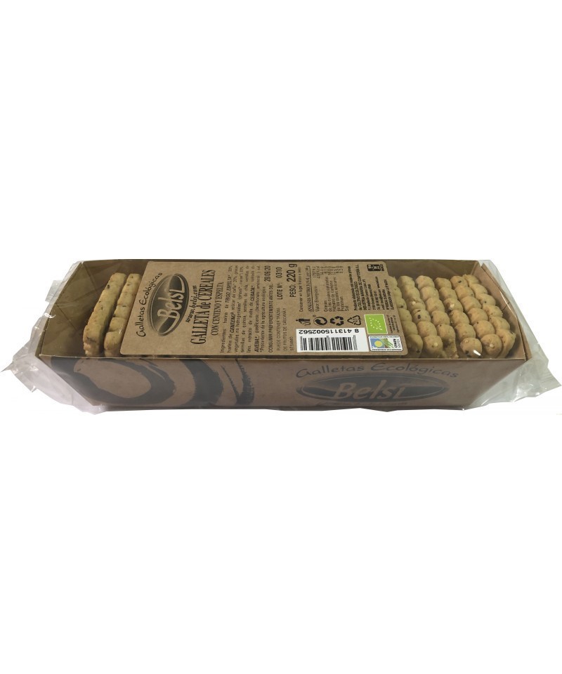 Galleta cereales centeno espelta BELSI 220 gr BIO