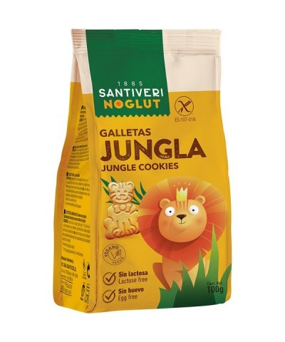 Galleta noglut jungla SANTIVERI 100 gr