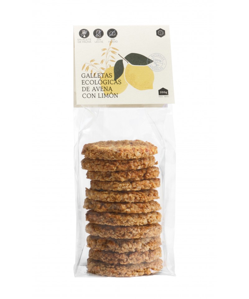 Galletas avena limon ECOATARRABIA 200 gr BIO