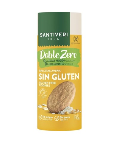 Galletas doble zero sin gluten SANTIVERI 190 gr