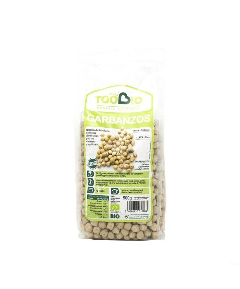 Garbanzos sin gluten TOO BIO 500 gr BIO