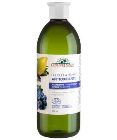 Gel antioxidante arandanos argan Ecocert CORPORE SANO 600 ml BIO