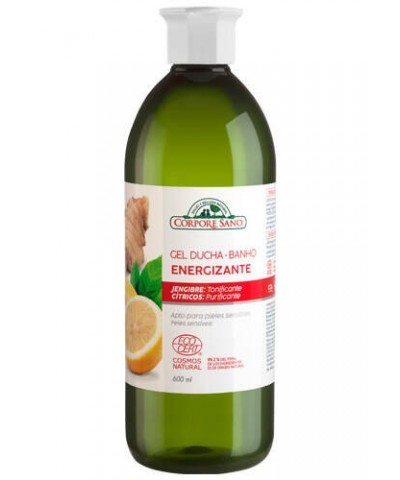 Gel energizante jengibre limon Ecocert CORPORE SANO 600 ml BIO