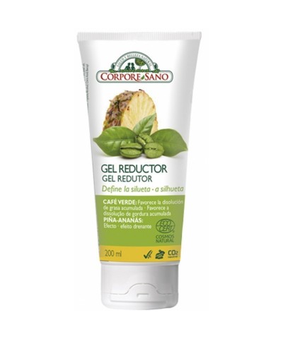 Gel reductor cafe verde y piña CORPORE SANO 200 ml