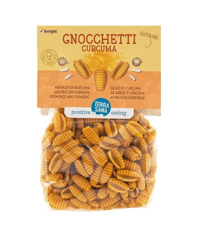 Gnocchetti arroz curcuma sin gluten TERRASANA 250 gr BIO