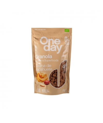 Granola crema cacahuete ONE DAY 300 gr BIO