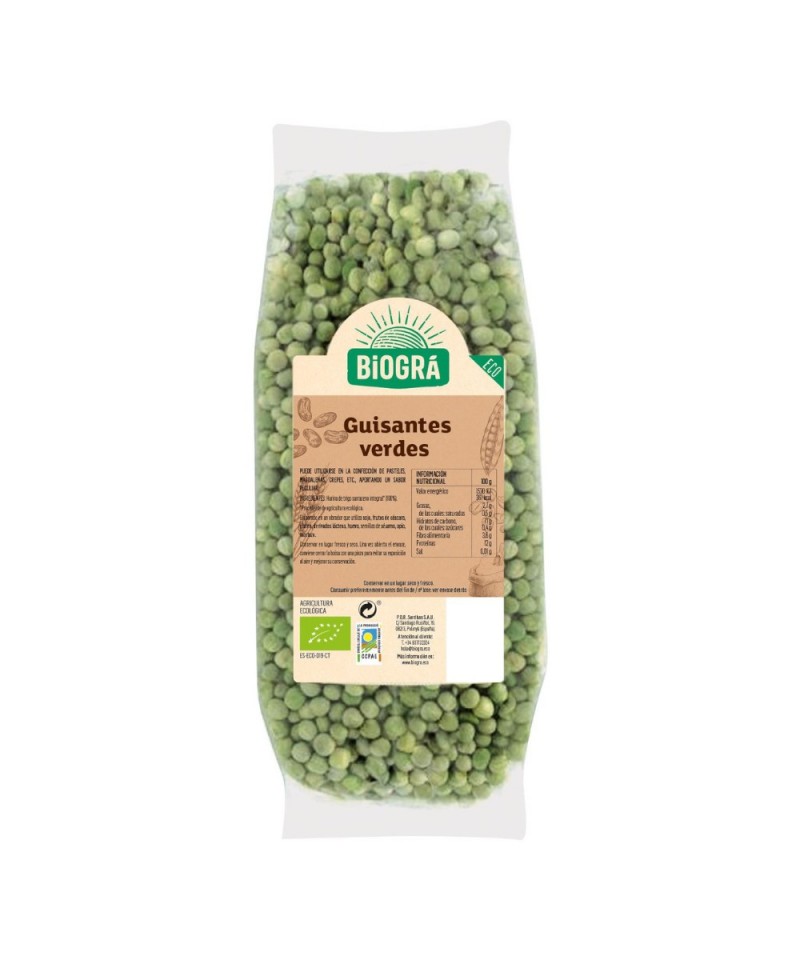 Guisantes BIOGRA 500 gr BIO