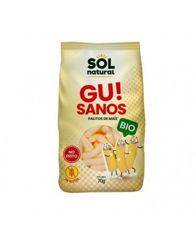 Gusanitos maiz sin gluten SOL NATURAL 70 gr BIO