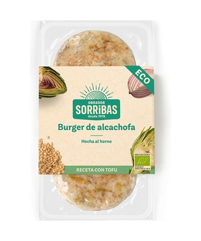 Hamburguesa alcachofa SORRIBAS 160 gr BIO