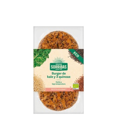 Hamburguesa kale quinoa SORRIBAS 160 gr