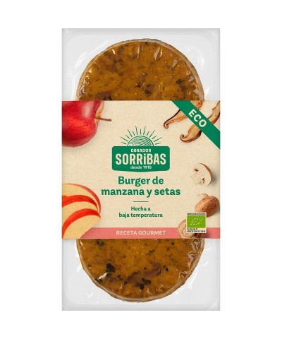 Hamburguesa manzana setas SORRIBAS 160 gr BIO