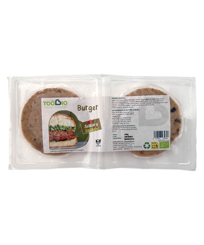 Hamburguesa seitan champiñones shiitake TOO BIO 160 gr BIO