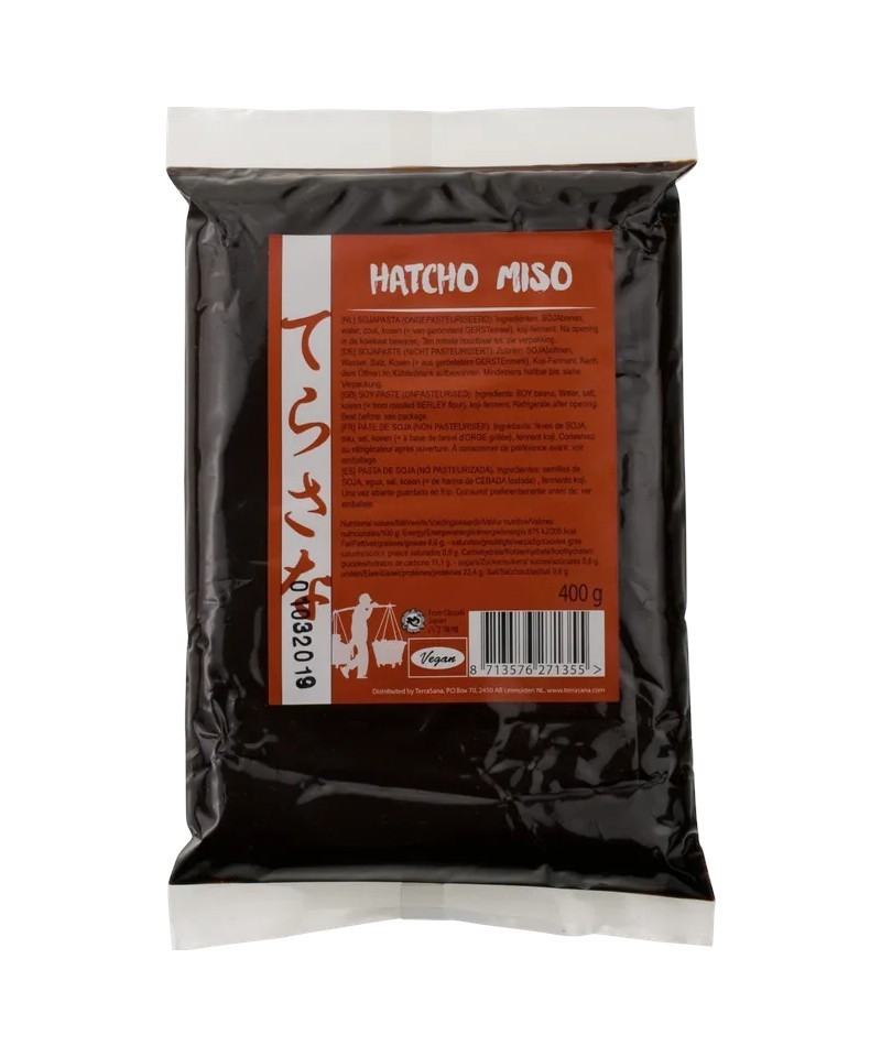 Hatcho miso sin pasteurizar TERRASANA 400 gr