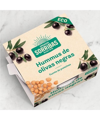 Hummus aceitunas de aragon SORRIBAS 240 gr BIO