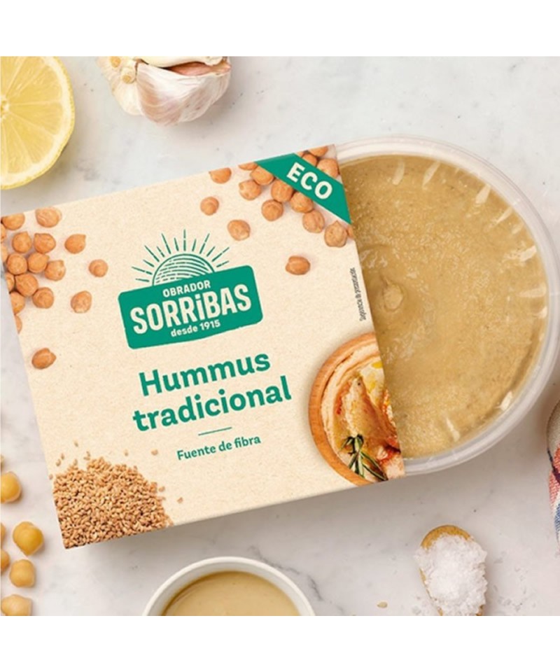 Hummus tradicional SORRIBAS 240 gr BIO