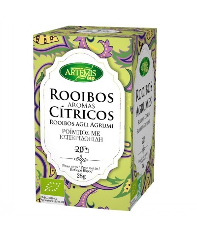 Infusion rooibos citricos (20 filtros) ARTEMIS 30 gr