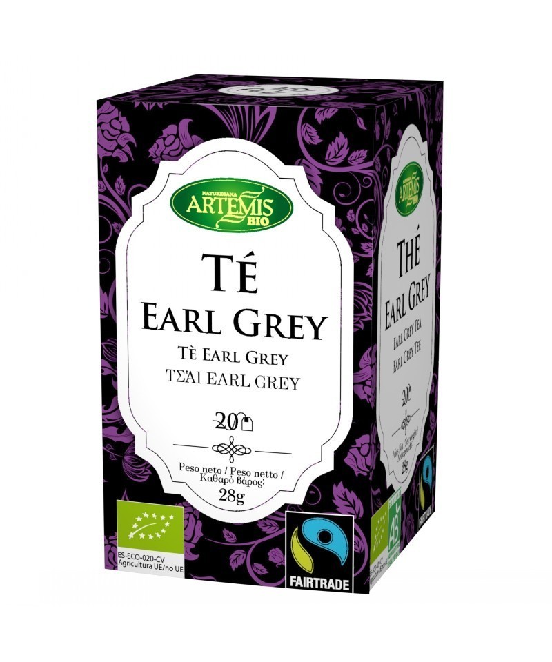 Infusion te earl grey (20 filtros) ARTEMIS 30 gr