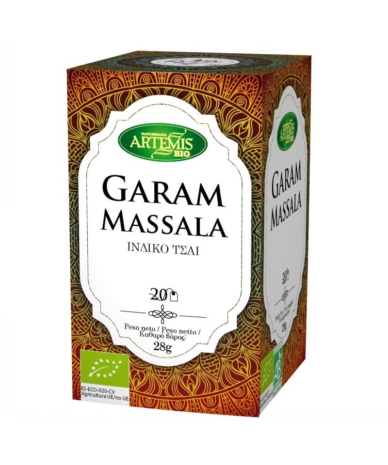 Infusion te garam massala (20 filtros) ARTEMIS 30 gr