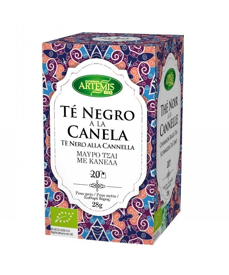 Infusion te negro canela (20 filtros) ARTEMIS 30 gr