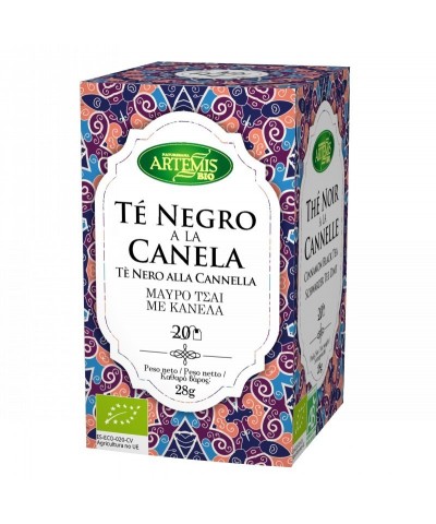 Infusion te negro canela (20 filtros) ARTEMIS 30 gr