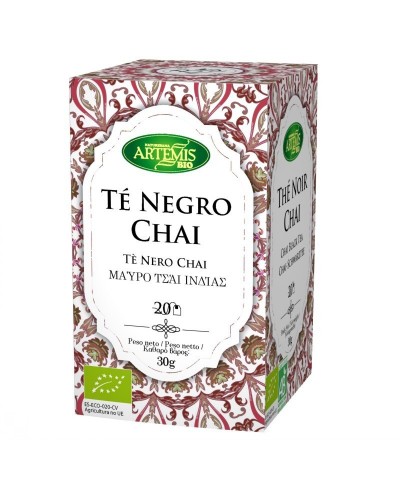 Infusion te negro chai (20 filtros) ARTEMIS 30 gr