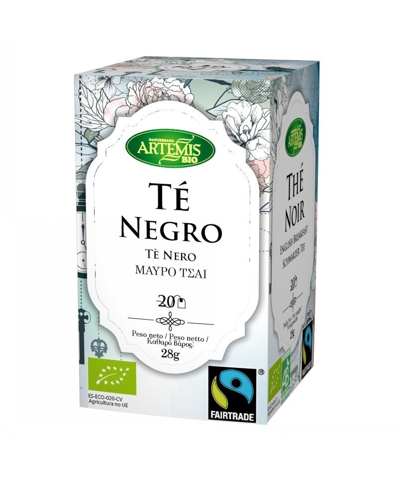 Infusion te negro english breakfast (20 filtros) ARTEMIS 30 gr