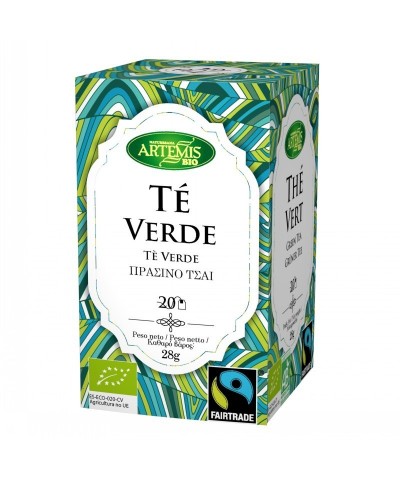 Infusion te verde ARTEMIS (20 filtros) 30 gr