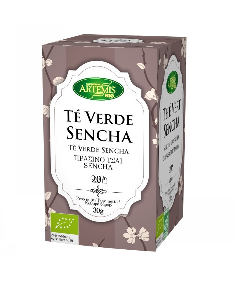 Infusion te verde sencha (20 filtros) ARTEMIS 30 gr