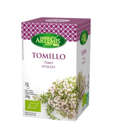 Infusion tomillo (20 filtros) ARTEMIS 28 gr