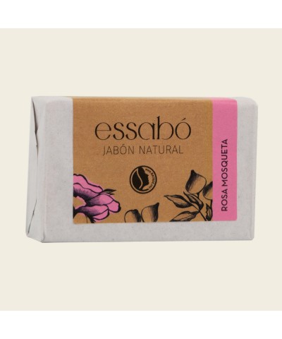 Jabon rosa mosqueta natural ESSABO 100 gr