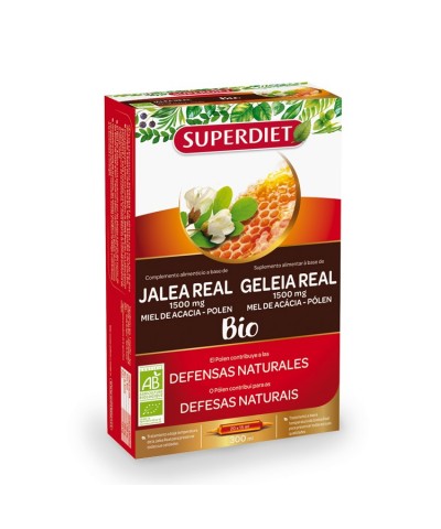 Jalea real 1500 mg SUPERDIET 20x15ml BIO