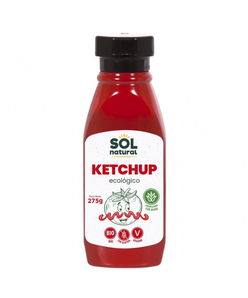 Ketchup sin gluten SOL NATURAL 275 gr BIO