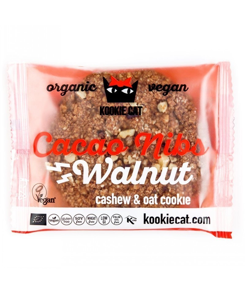 Kookie cacao nueces KOOKIE CAT 50 gr BIO