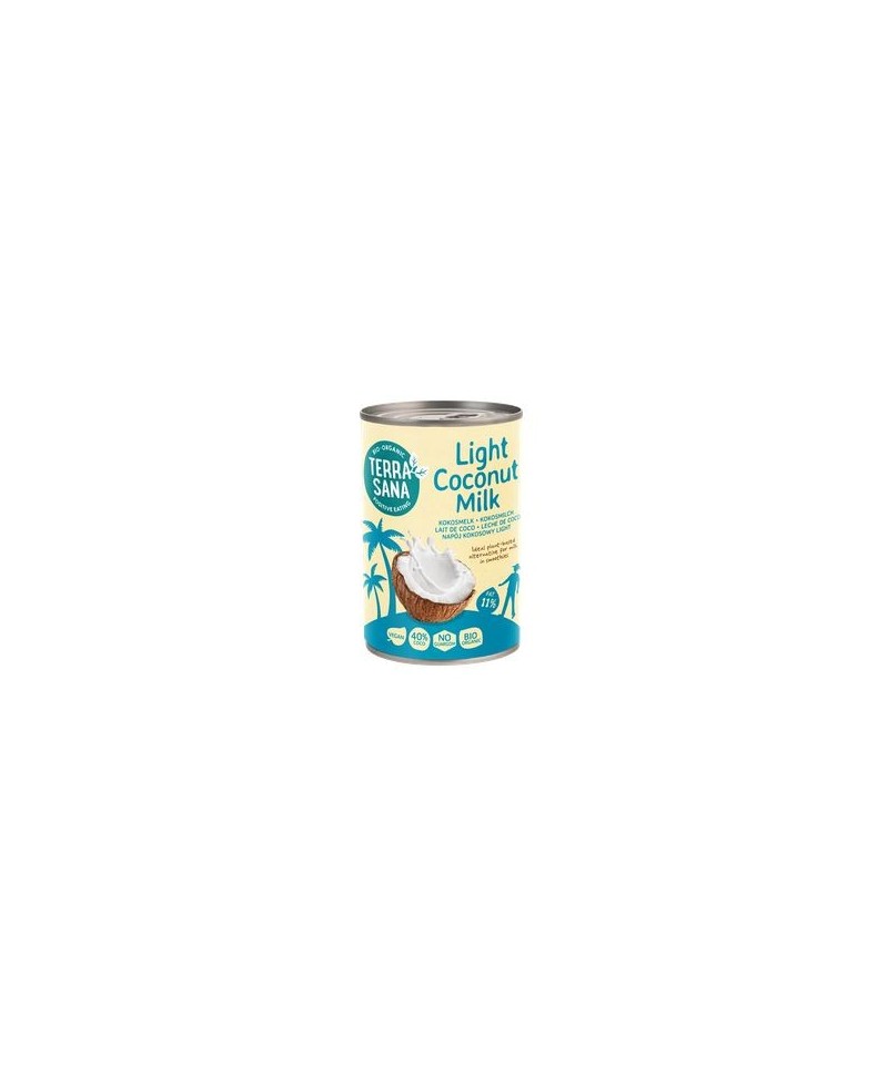 Leche coco baja en grasas TERRASANA 400 gr BIO