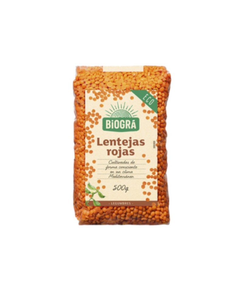 Lentejas rojas BIOGRA 500 gr BIO