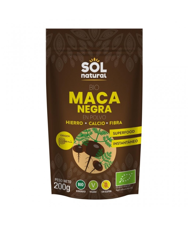 Maca negra SOL NATURAL 200 gr BIO