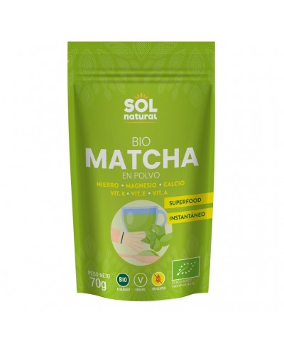 Matcha polvo SOL NATURAL 70 gr