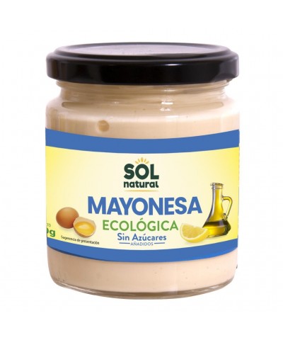 Mayonesa sin gluten SOL NATURAL 200 gr BIO